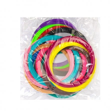 Набор пластика Zoomi, ABS, 15 цветов, 10 метров, пакет фото 4