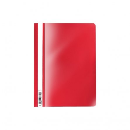 Папка-скоросшиватель пластиковая ErichKrause Fizzy Classic, A4, красный (в пакете по 20 шт.) фото 2