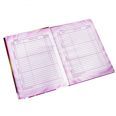 Дневник школьный Alingar 1-11 кл., 48л. 7БЦ , ламинированный картон, поролон,  глиттер, "Butterflies" фото 5