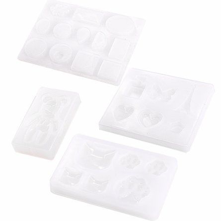 Набор для творчества с эпоксидной смолой и УФ лампой, ZOOMI, 118 предм, эпок.смола 100 мл, глиттер 48 шт.,фурнитура, аксессуары, картон.коробка фото 4