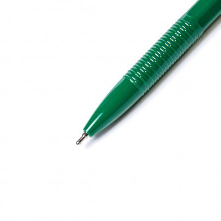 Ручка шариковая Alingar на масляной основе "Vectro", 1 мм, зеленая, пулевидный наконечник, грип, шестигранный, зеленый, пластиковый корпус фото 3