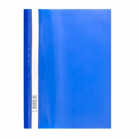 Папка-скоросшиватель пластиковая Alingar, A4, синий, 160 мкм, пакет европодвес фото 2