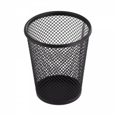 Подставка-стакан д/канцтоваров, Alingar, металлическая, 9*12*9 см,черный фото 2