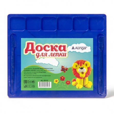 Доска для лепки Alingar "Зоопарк", А5, 2 стека, пластик, цвет ассорти фото 1