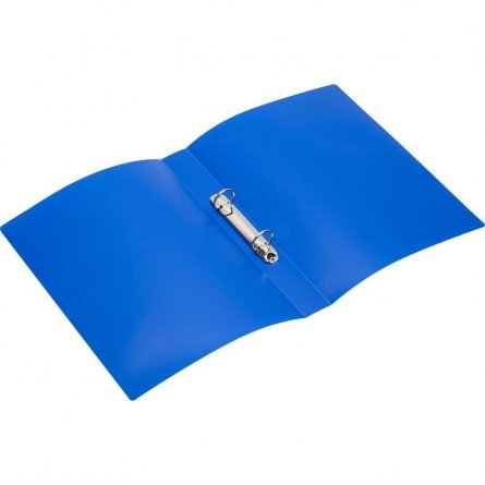 Папка на 2-х кольцах Канцфайл А4, 25 мм, пластик, синяя фото 2