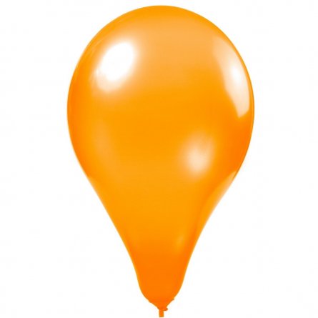 Шар воздушный металлик Alingar, №10, оранжевый, 100шт/уп фото 1