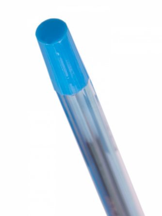 Ручка шариковая Alingar 927, 0,7 мм, синяя, металлический наконечник, грип, шестигранный, тонированный, пластиковый корпус, картонная упаковка фото 6