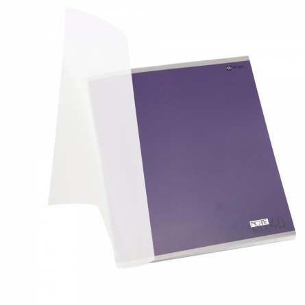 Тетрадь 48л., А5, клетка, обложка пластик, Alingar "Классика NEW", скрепка, блок офсет, 100% белизна, 4 дизайна в пленке т/у фото 3