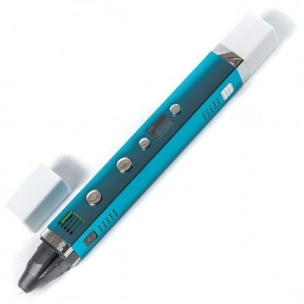 Ручка 3D Myriwell RP100C, ABS/PLA, голубая, картонная упаковка фото 2