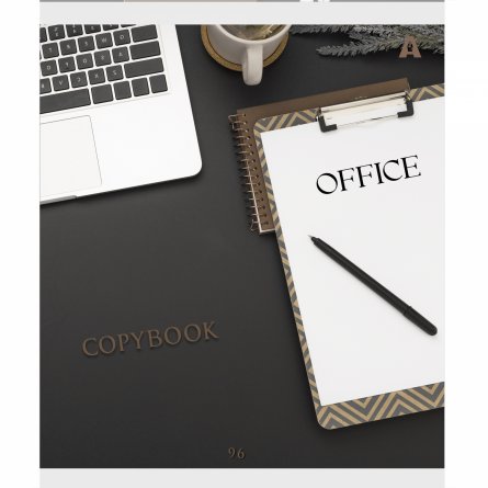 Тетрадь 96л., А5, клетка, Alingar "Office", скрепка, мелованный картон( стандарт), блок офсет, 5 дизайнов в пленке т/у фото 3
