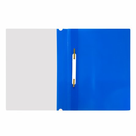 Папка-скоросшиватель пластиковая Alingar, A4, синий, 160 мкм, пакет европодвес фото 3