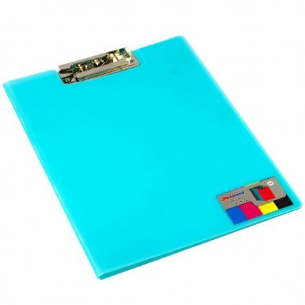 Папка-планшет пластиковая с металлическим прижимом "Ice", матовая, 900 мкм, внутренний уголок,А4 240*320*13, цвета ассорти фото 5