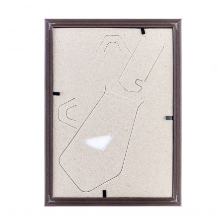 Рамка пластиковая Interior Arte, 15x21 см, коричневый, пластик со стеклом фото 2