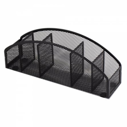 Подставка-органайзер д/канцтоваров, Alingar, металлическая, 10,5* 7,5*28 см, 5 отделений, черная фото 3