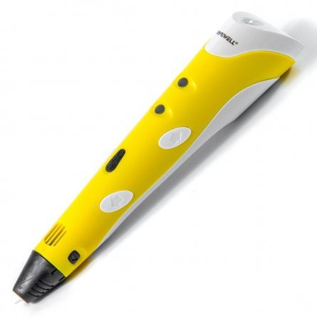 Ручка 3D Myriwell RP100A, пластик ABS - 3 цвета, желтая, картонная упаковка фото 2