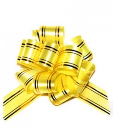 Бант- шар Миленд,3 см, желтый, "Золотое сечение" фото 1