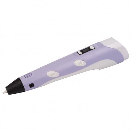 Ручка 3D Zoomi, ZM-053, пластик ABS/PLA - 3 цвета, фиолетовая, коврик, трафарет, подставка пластиковая под ручку, картонная упаковка фото 3