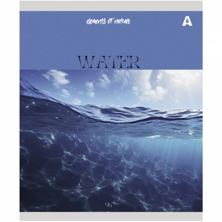 Тетрадь 96л., А5, клетка, Alingar "Elements of nature", скрепка, мелованный картон (стандарт), блок офсет, 5 дизайнов в пленке т/у фото 5