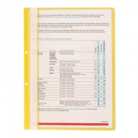Папка-скоросшиватель Attache А4, с прозр.верхом, желтый (10шт/упак) фото 1