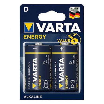Батарейка  Varta Energy LR20-2BL (2/20/100) фото 1