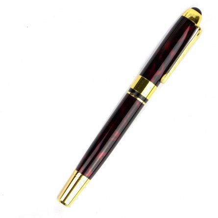 Ручка подарочная шариковая Alingar, 1,0 мм, синяя, круглый, бордовый, металлический корпус, подарочная упаковка фото 4