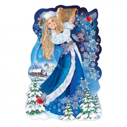 Плакат "Девушка Зима" , 596х906 фото 1