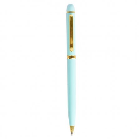 Ручка шариковая подарочная Alingar, 1,0 мм, синяя, поворотный механизм, круглый, цветной, пластиковый корпус, картонная упаковка фото 3