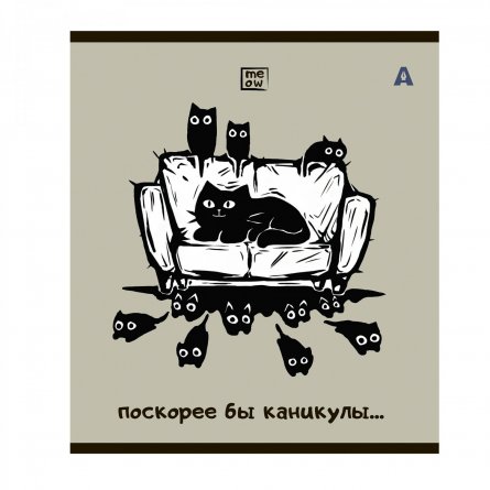Тетрадь 48л, А5, клетка, Alingar "Удача приди", скрепка,мелованный картон (стандарт) Soft touch,  блок офсет, 5 дизайнов в пленке т/у фото 3