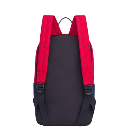 Рюкзак Grizzly универсальный, 27х43х 38,1 см   см, 1 отделение, укрепленная спинка, карман для ноутбук, красный-синий, полиэстер. фото 3