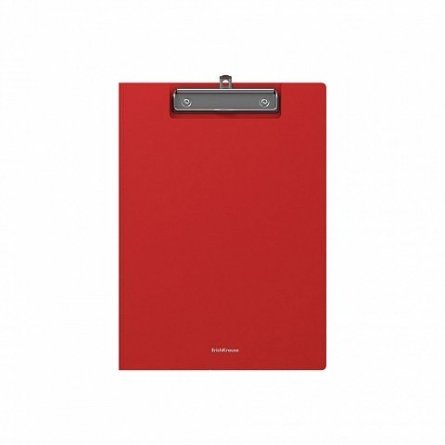 Папка-планшет с верхним зажимом ErichKrause, А4, 227х320х15 мм, пластик, 1300 мкм, "Classic" красный фото 2