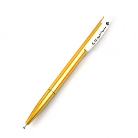 Ручка шариковая на масляной основе Alingar, "Arrow", 0,7 мм, синяя, игольчатый наконечник, автоматическая, круглый, цветной, пластиковый корпус фото 2