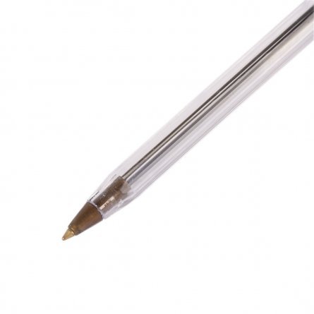 Ручка шариковая Alingar, 0,7 мм, синяя, шестигранный, прозрачный, пластиковый корпус, картонная упаковка фото 2