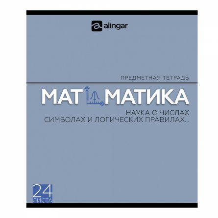 Комплект предметных тетрадей А5 24л., 8 предметов, со справ. материалом, скрепка, мелованный картон (стандарт), блок офсет, Alingar "Классика" фото 9