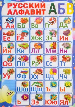 Плакат. Русский алфавит, А5 фото 1