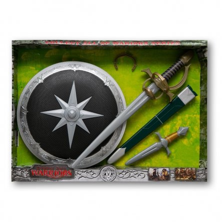 Набор доспехов "Рыцарь"№2 , меч с ножницами, щит, маска фото 1