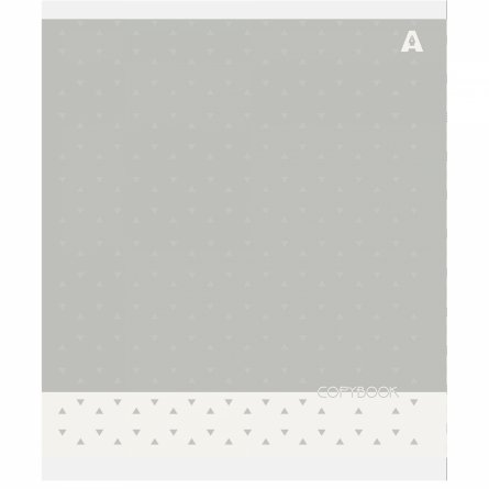 Тетрадь 48л., А5, линия, Alingar "Pattern", скрепка, мелованый  картон ( стандарт), блок офсет, 5 дизайнов в пленке т/у фото 3