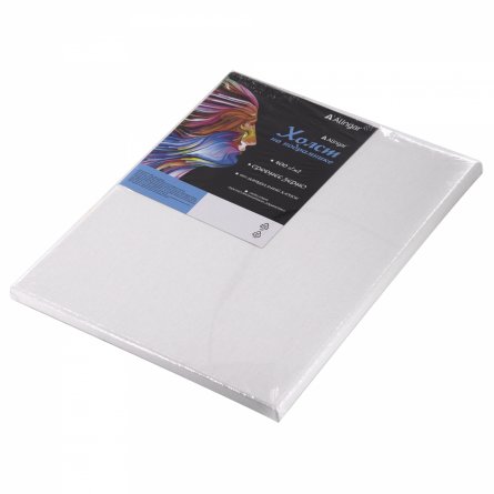 Холст на подрамнике, Alingar, 25х30 см, 400г/м2, среднее зерно, хлопок, акриловая трёхкомпонентная грунтовка, прямоугольный, индивидуальная упаковка фото 3