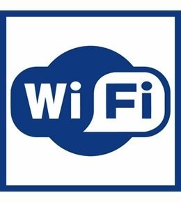 Информационная наклейка 11,0 см x 11,0 см," Wi-Fi" Миленд фото 1