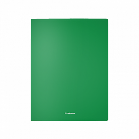 Папка с боковым зажимом ErichKrause "Classic", A4, 238х310х15 мм, 500 мкм, пластик, зеленый фото 2
