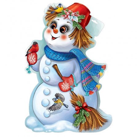Плакат "Снеговик" фото 1