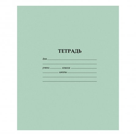 Тетрадь школьная 24л., клетка, Alingar, скрепка, офсет 60 г/м2, 100% белизна фото 1