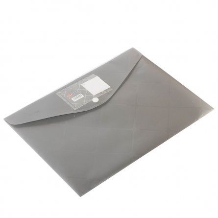 Папка-конверт на кнопке Sahand, A4, 240х330 мм, 160 мкм, карман для ручки и визитки, ассорти, матовая, с глянцевым рисунком, "Diamond" фото 2
