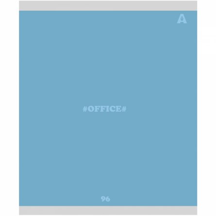 Тетрадь 96л., А5, линия, Alingar "Office line", скрепка, мелованный картон (стандарт), блок офсет, 5 дизайнов в пленке т/у фото 6