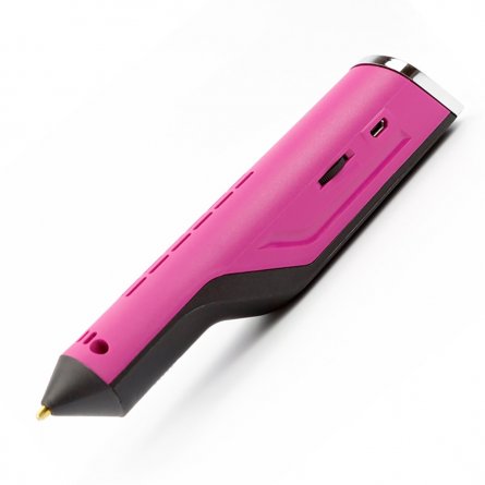 Ручка 3D Myriwell RS100A charging vercion, темно-розовая, ABS, картонная упаковка фото 1