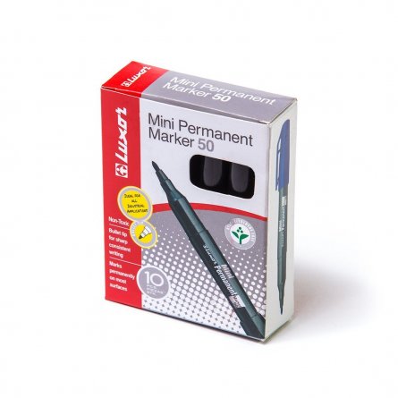 Маркер перманентный,мини,черный.Острый наконечник,ширина линии 1 мм
