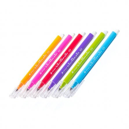 Ручки гелевые цветные, 0,5mm., в пластиковом стенде 4 цвета по 35шт.(роз.,фиолет.,оранж.,голуб.,)