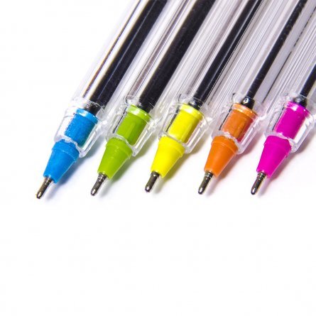 Ручка  шариковая COOL с чернилами на масляной основесинего цвета ПУО 0,7мм нак. игольч.,