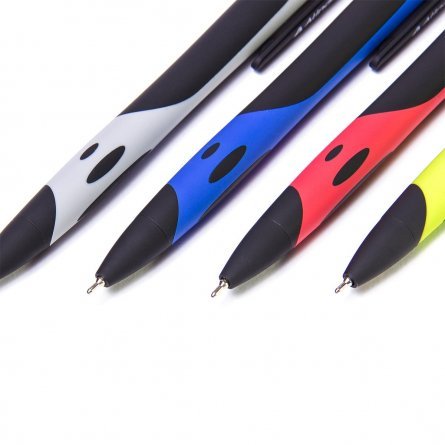 Автоматическая шариковая ручка "ALINGAR" серия "Poly-colors" чернила синего цвета, пишущий уз. 0,7мм